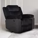 Willow Black Glider Recliner