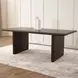Norvell Brown 78" Rectangular Dining Table