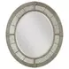 Savona Versaille Painted 9 Drawer Stockholm Dresser with Oval Rococo Mirror