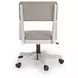Robbinsdale Light Gray Upholstered Home Office Desk Chair