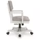 Robbinsdale Light Gray Upholstered Home Office Desk Chair
