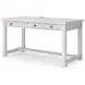 Robbinsdale Antique White L Shaped Home Office Desk with USB Charging