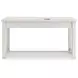 Robbinsdale Antique White L Shaped Home Office Desk with USB Charging