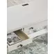Robbinsdale Antique White L Shaped Home Office Desk with USB Charging