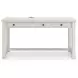 Robbinsdale Antique White L Shaped Home Office Desk with USB Charging