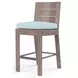 Laguna Canvas Skyline Upholstered Outdoor Bar Stool