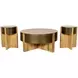 Aspen Barton Bronze Round Occasional Table Set