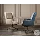 Palloria Salvo Beige Leather Swivel Tilt Executive Chair