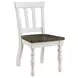 Joanna Brown and Cream Rectangular Kids Dining Room Set