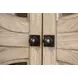 Coventry Honey Maple 4 Glass Door Buffet with LED