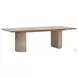 Halloway Natural Gray Acacia Extendable Dining Table