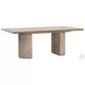 Halloway Natural Gray Acacia Extendable Dining Table