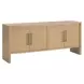 Halloway Light Honey 4 Door Media Sideboard