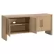 Halloway Light Honey 4 Door Media Sideboard
