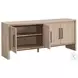 Halloway Natural Gray Acacia Media Sideboard