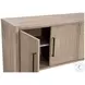Halloway Natural Gray Acacia Media Sideboard