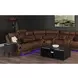 Nebula Black Rectangular Smart Coffee Table with Cooler and Speaker