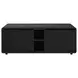 Nebula Black Rectangular Smart Coffee Table with Cooler and Speaker