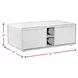 Nebula Black Rectangular Smart Coffee Table with Cooler and Speaker