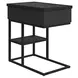 Nebula Black Rectangular Smart C Table