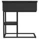 Nebula Black Rectangular Smart C Table