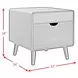 Nebula Black Square Smart End Table