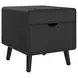 Nebula Black Square Smart End Table