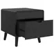 Nebula Black Square Smart End Table