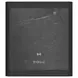 Nebula Black Square Smart End Table