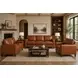 Halwyn Nutmeg Leather Living Room Set