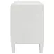 Hammond Matte White Lacquer Soft Close Side Table