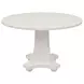 Hampton White 48" Round Dining Table