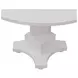 Hampton White 48" Round Dining Table