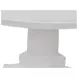 Hampton White 48" Round Dining Table