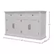 Hampton White 4 Doors Sideboard