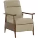 Hampton Shoreham Cream Leather Push Thru The Arms Recliner
