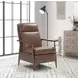 Hampton Colchester Bitters Leather Push Thru The Arms Recliner