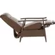 Hampton Colchester Bitters Leather Push Thru The Arms Recliner
