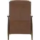Hampton Colchester Bitters Leather Push Thru The Arms Recliner