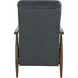 Hampton Roma Bluegray Leather Push Thru The Arms Recliner