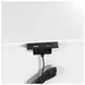 Brooklyn White 2 Drawer Nightstand with USB Charging