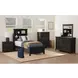 Brooklyn Charcoal Twin Bookcase Storage Bed