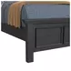 Brooklyn Charcoal Full Bookcase Storage Bed