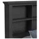 Brooklyn Charcoal Full Bookcase Storage Bed
