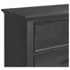 Brooklyn Charcoal 2 Drawer Nightstand with USB Charging