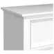 Brooklyn White 4 Drawer Chest