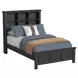 Brooklyn Charcoal Full Bookcase Storage Bed
