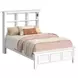 Brooklyn White Full Bookcase Storage Bed