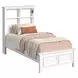 Brooklyn White Twin Bookcase Storage Bed