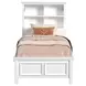 Brooklyn White Twin Bookcase Storage Bed